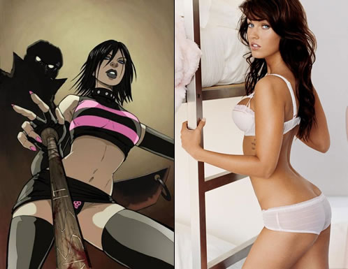 &iquest;C&oacute;mo sería Megan Fox en Hack/Slash?